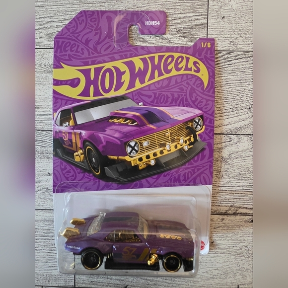Mattel Other - Mattel Hot Wheels Purple and Gold Racer